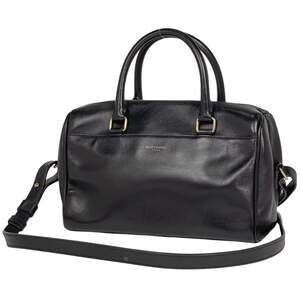 Saint Laurent Baby Duffle Handbag, 2-Way Shoulder Bag, Black Leather, 330958,...